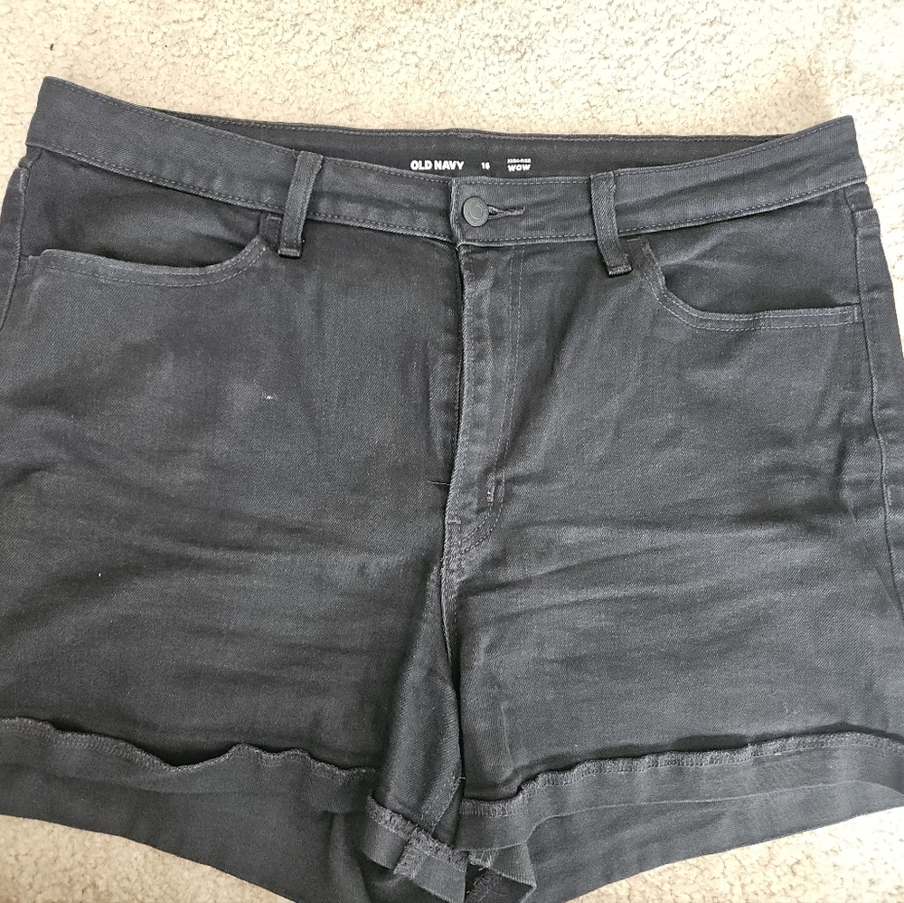 Old Navy Women's Dark Gray Jean Shorts
